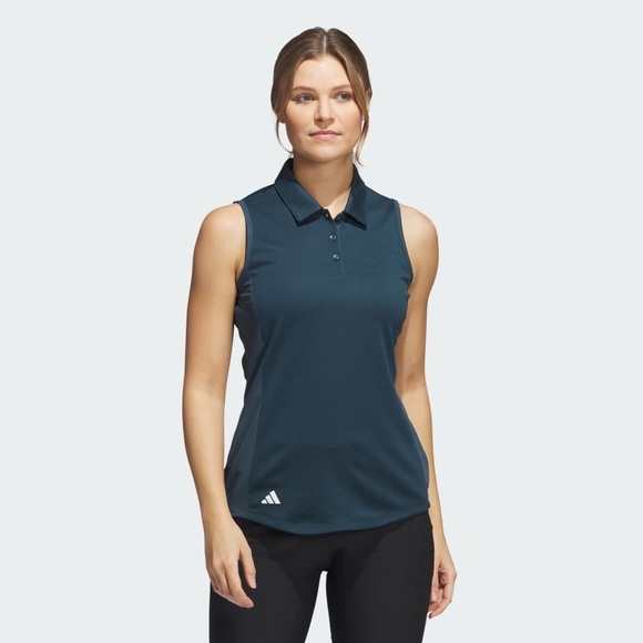 Adidas sleeveless golf polo (S) - Picture 3 of 15